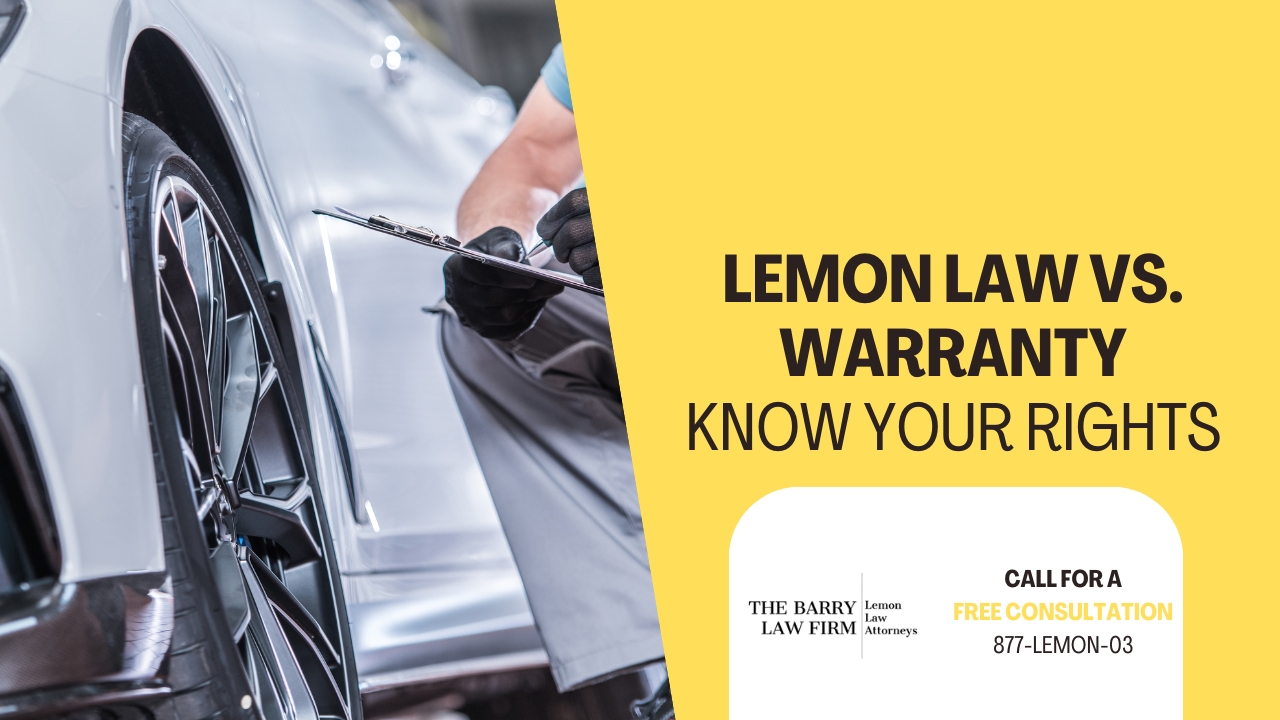 Lemon Law vs. Warranty: Know Your Rights as a California Car Buyer