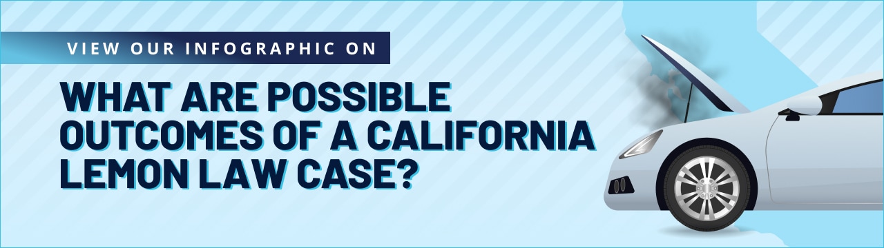 What Are Possible Outcomes of a California Lemon Law Case