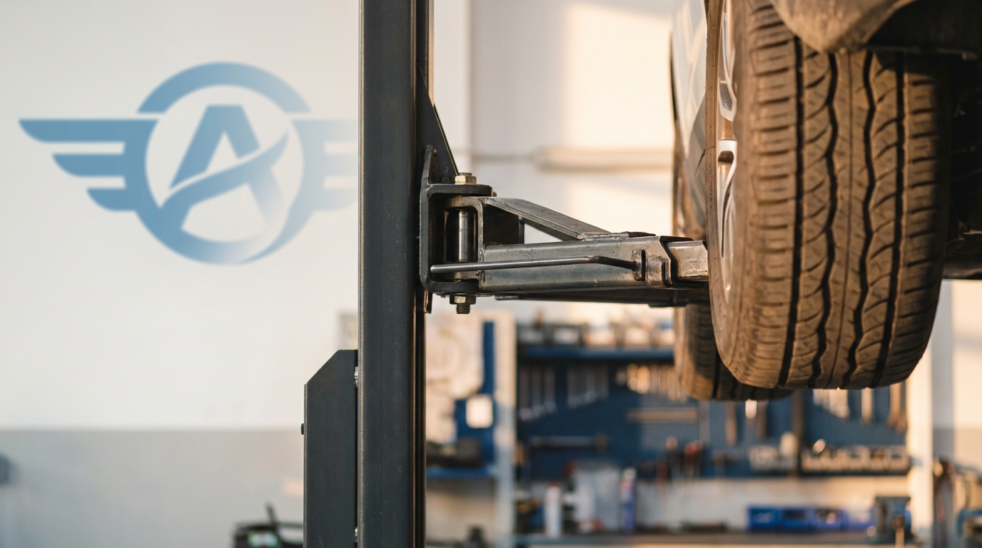 a dealership service bay vehicle lift manufacturer