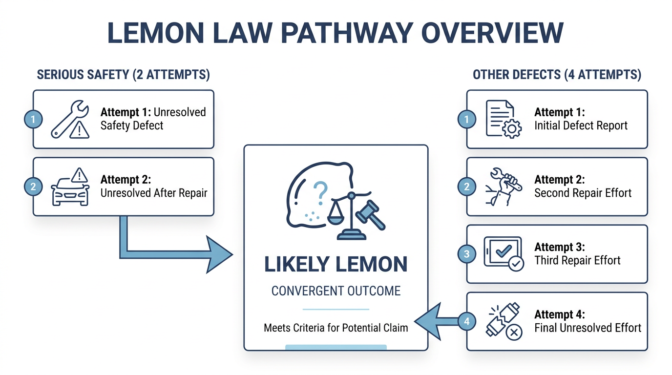 a lemon car prediction with a two vs four attempt pathway