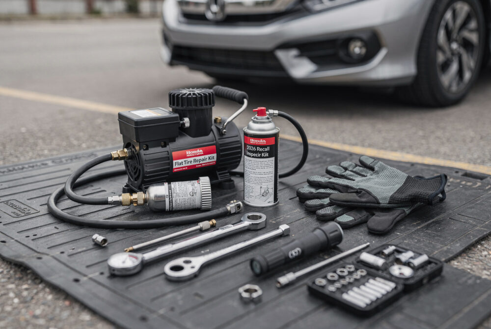 Honda car and tire repair kit